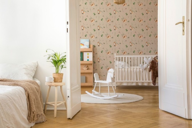 Coloring Fox garden Dusty Pink - 1028001-05 paint Wallpassion